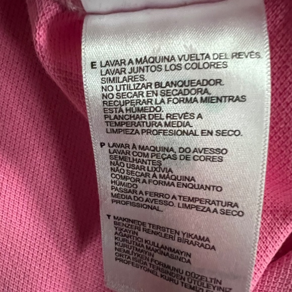 Vintage Fred Perry hot pink/burgundy100% cotton s/s polo shirt women’s 4 XS-S - Picture 12 of 14